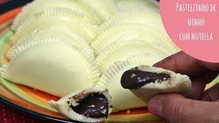 APRENDA A FAZER PASTEIZINHOS DE NINHO COM NUTELLA [upl. by Adyol337]