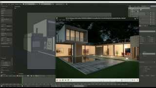 ModernBuildingmodelingRenderingampcompostinginBlenderPart4 [upl. by Notlehs]