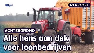 Loonbedrijven in Overijssel druk met oogsten maïs  RTV Oost [upl. by Aprile]