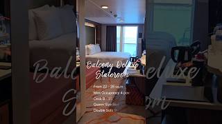 Genting Dream Cruise  Balcony Deluxe Stateroom shorts gentingdreamcruise [upl. by Ylreveb]