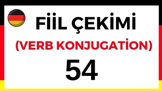 ALMANCA FİİL ÇEKİMİ VERB KONJUGATİON verlieren almancaöğreniyorum almancakonuşma almanca [upl. by Dnalrag926]