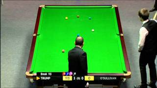 BBC 2 Snooker Judd Trump beats the Rocket Ronnie O Sullivan [upl. by Idham]