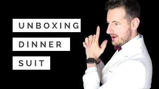 Unboxing 🎩🍬 a New Dinner Suit from Mens Finest [upl. by Urbani]