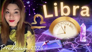 LIBRA♎️Harás historia en el 2024  Este es tu año para ser Feliz❤️🍀 tarotlibra [upl. by Kilam164]