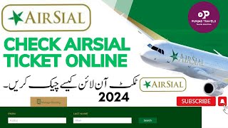 How To Check AirSial ETicket Online Manage Booking traveltips airlines traveladvice [upl. by Idnas399]