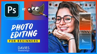 GIMP vs Photoshop 5 Step Photo Editing Compared  Photo Editing for Beginners [upl. by Nashner]