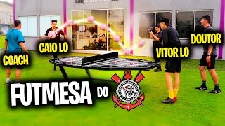 BATALHA DE FUTMESA NO CT DO CORINTHIANS feat COACH [upl. by Reeves]