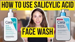 HOW TO USE SALICYLIC ACID FACE WASH 🚿 Dermatologist DrDrayzday [upl. by Vick]