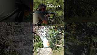 💥 M16 and M14 Comparison Shooting Ice 🧊 vintageguns [upl. by Imorej]