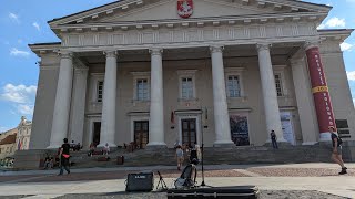 Busking in Vilnius 🇱🇹 [upl. by Nnahsal]