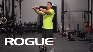 Equipment Demo  Double Kettlebell Swing  Rogue Fitness [upl. by Retrak]