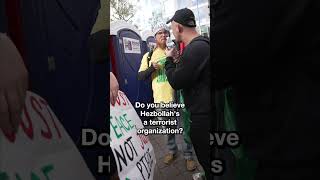 Hezbollah lovers march on DC for Palestine koshadillz interview manonthestreet bringthemhome [upl. by Nsaj]