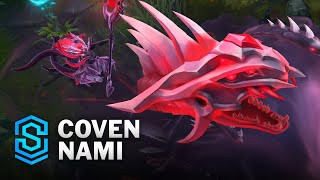 Coven Nami Skin Spotlight  PreRelease  PBE Preview  League of Legends [upl. by Hizar]