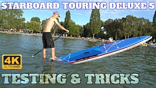 STARBOARD TOURING DELUXE S 126  TESTING AND TRICKS  4K [upl. by Nue]