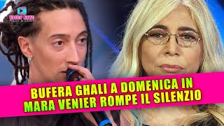 Bufera Ghali a Domenica In Mara Venier Rompe Il Silenzio [upl. by Lewap]