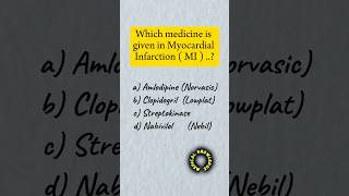 Medicine used in Myocardial Infarction MI myocardialinfarction MI [upl. by Mathia]