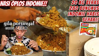 GA BERHENTI NAMBAH DI NASI OPLOS INDOMIE VIRAL PORSI JUMBO HARGA 7000 DI PURWOKERTO [upl. by Nevsa111]