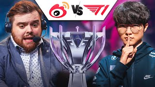 LA GRAN FINAL DE LOS WORLDS 2023 DESDE SEÚL  Weibo vs T1 [upl. by Aznola805]