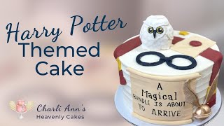 Magical Harry Potter Cake for a Baby Shower  Charli Anns Heavenly Cakes [upl. by Aiekram]