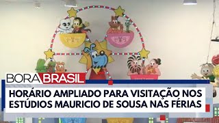 Estúdios do Mauricio de Sousa tem horário ampliado para visitação durante as férias  Bora Brasil [upl. by Drofniw]