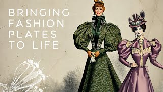 Bring Fashions plates from the 1700s amp 1800s to life [upl. by Nevaed]