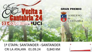 1ª ETAPA VUELTA INTERNACIONAL A CANTABRIA  GRAN PREMIO GOBIERNO DE CANTABRIA [upl. by Ittocs806]