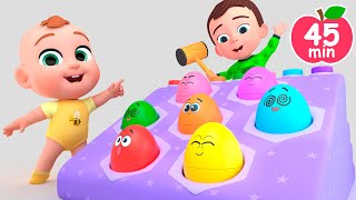 Surprise Eggs Song  Newborn Baby Songs amp Nursery Rhymes [upl. by Enilorak]