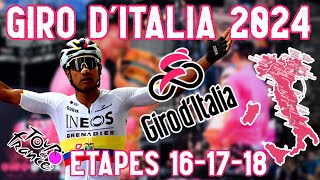 GIRO DITALIA 2024 sur Tour de France 2023  Etapes 161718 Bardet légendaire [upl. by Josephine]