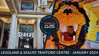 Legoland and Sealife Trafford Centre Manchester Vlog  January 2024 [upl. by Ahsienar]