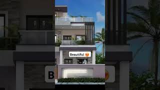 beautiful house design 😍 exterior house design 👌 modern house elevation design ✨️ shorts design [upl. by Ravid245]