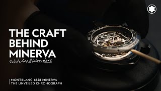 The Craftsmanship Behind the Montblanc 1858 The Unveiled Minerva Chronograph [upl. by Alak135]