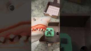 MINECRAFT CREPPER EXPLODES SHARK PUPPET [upl. by Marmion]