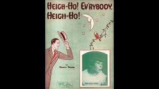 quotHeighHo Everybody HeighHoquot Fox Trot—1926 Seeburg E with Violins [upl. by Esyla]