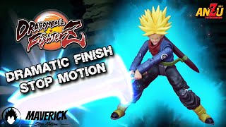 TRUNKS 🆚 ZAMASU DRAMATIC FINISH STOP MOTION 😱  DRAGON BALL FIGHTERZ  TRUNKS KILLS ZAMASU  SUB ESP [upl. by Namolos449]