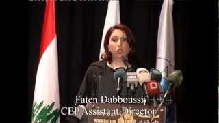 Ms Faten Dabboussi  CEP Assistant Director [upl. by Adnala896]