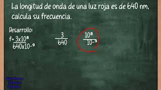 Espectro electromagnético  Calcular longitudes y frecuencias [upl. by Airyt123]