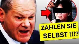 WARUM ZAHLEN SIE NICHT SELBST IN DIE RENTE EIN  BÜRGERIN ENTLARVT SCHOLZ [upl. by Alick100]