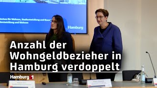 Wohngeld Plus Bauministerin Klara Geywitz und Senatorin Karen Pein ziehen eine positive Bilanz [upl. by Eelyr]