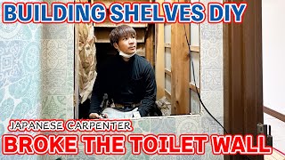 Carpenter Breaks Down Toilet Wall Discovering Shoddy Workmanship [upl. by Ellehcam562]