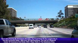 CA 134 East Ventura Freeway North Hollywood To Pasadena [upl. by Mell44]