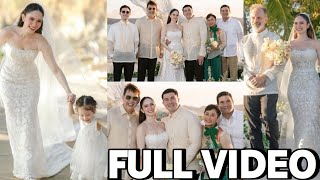 UNSEEN FOOTAGE THE WEDDING OF LUIS MANZANO amp JESSY MENDIOLA  FULL VIDEO WEDDING NI JESSY AT LUIS 💒 [upl. by Ajit]