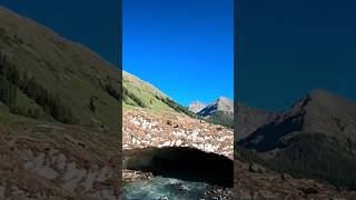 Raw FPV  Avalanche Debris Field fpv drone shorts video viralvideo mountain tunnel avalanche [upl. by Davidde]