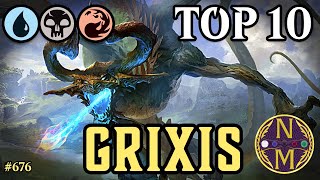 MTG Top 10 Grixis  The BEST Color Combination [upl. by Nolrac]