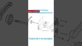 The Best Motorhome Toilet Door Replacement HandleLock [upl. by Millie]