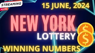 New York Midday Lottery Results For  15 Jun 2024  Numbers  Win 4  Take 5  NY Lotto  Powerball [upl. by Winston]