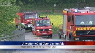 26042014 LIF Unwetter wüteten im Landkreis Lichtenfels [upl. by Brew182]