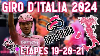 GIRO DITALIA 2024 sur Tour de France 2023  FIN Etapes 192021 [upl. by Ewer]