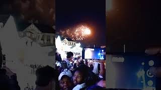 New Years firework 2024 Cape Towns VampA Waterfront [upl. by Kassie]