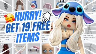 HURRY GET 19 ROBLOX FREE ITEMS 🤩🥰 EVENTS 2024 [upl. by Ellenehc]