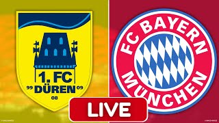 🔴 1 FC Düren  FC Bayern München  Testspiel  Watchparty [upl. by Cenac]